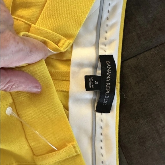 Banana Republic Women's Yellow Chinos - Picture 3 of 4